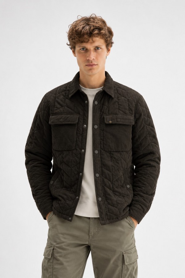 Afbeelding van PSI2609274 8039 Heren Overshirt Fine Quilted  - PME LEGEND